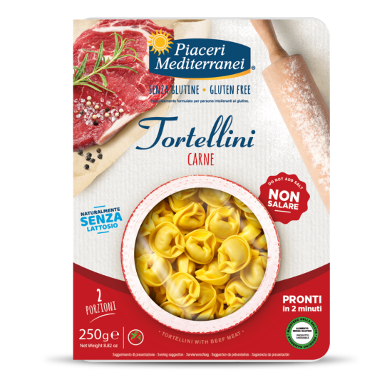 Tortellini mit Fleisch Piaceri Mediterranei glutenfrei ★